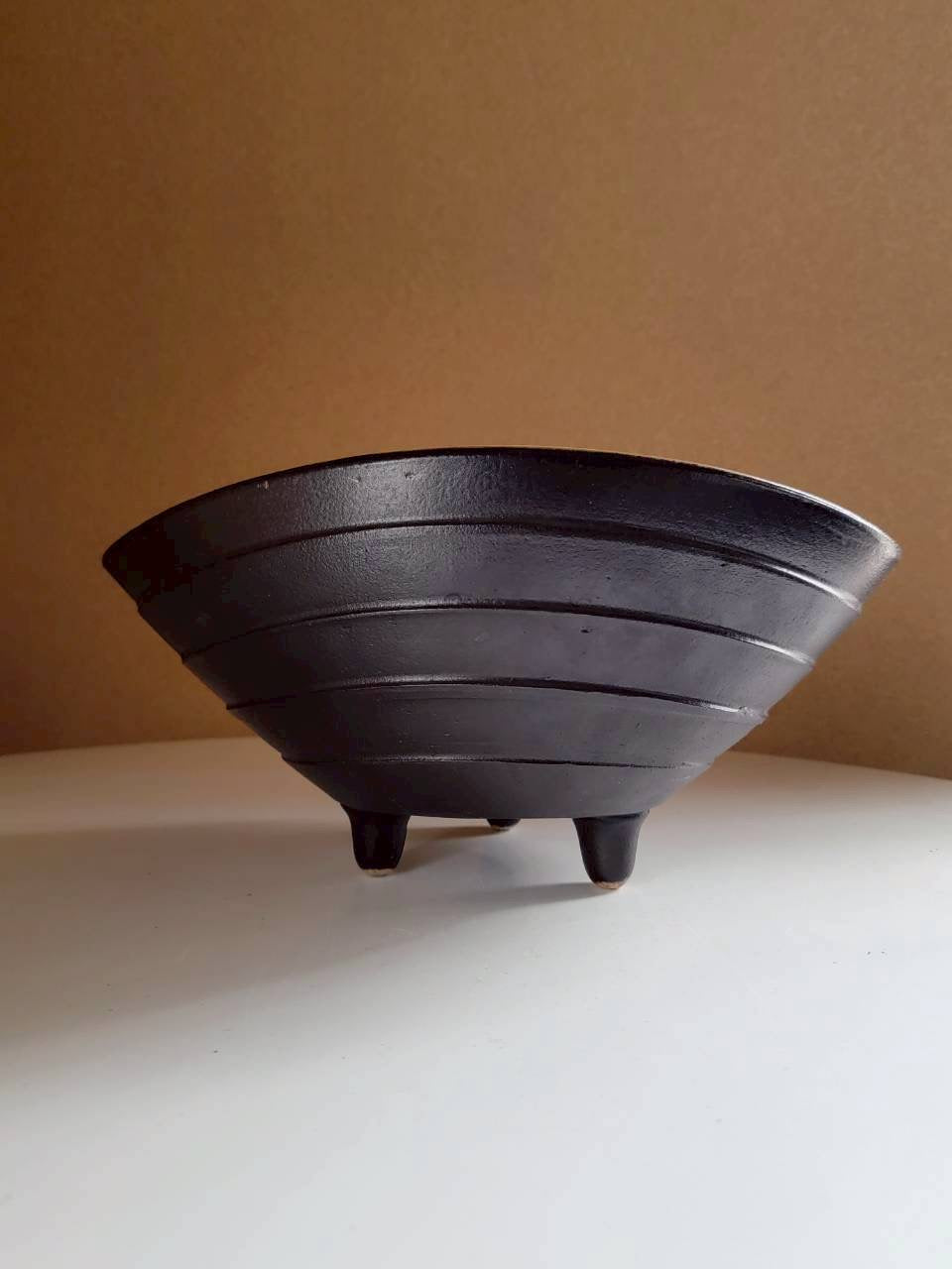 Black Folded Bowl