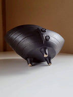 Black Folded Bowl