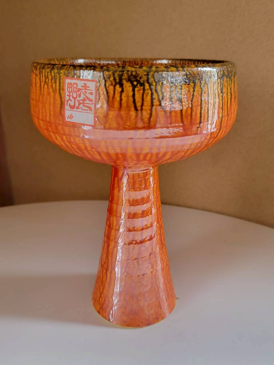 Orange Pedestal