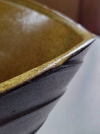 Black Folded Bowl